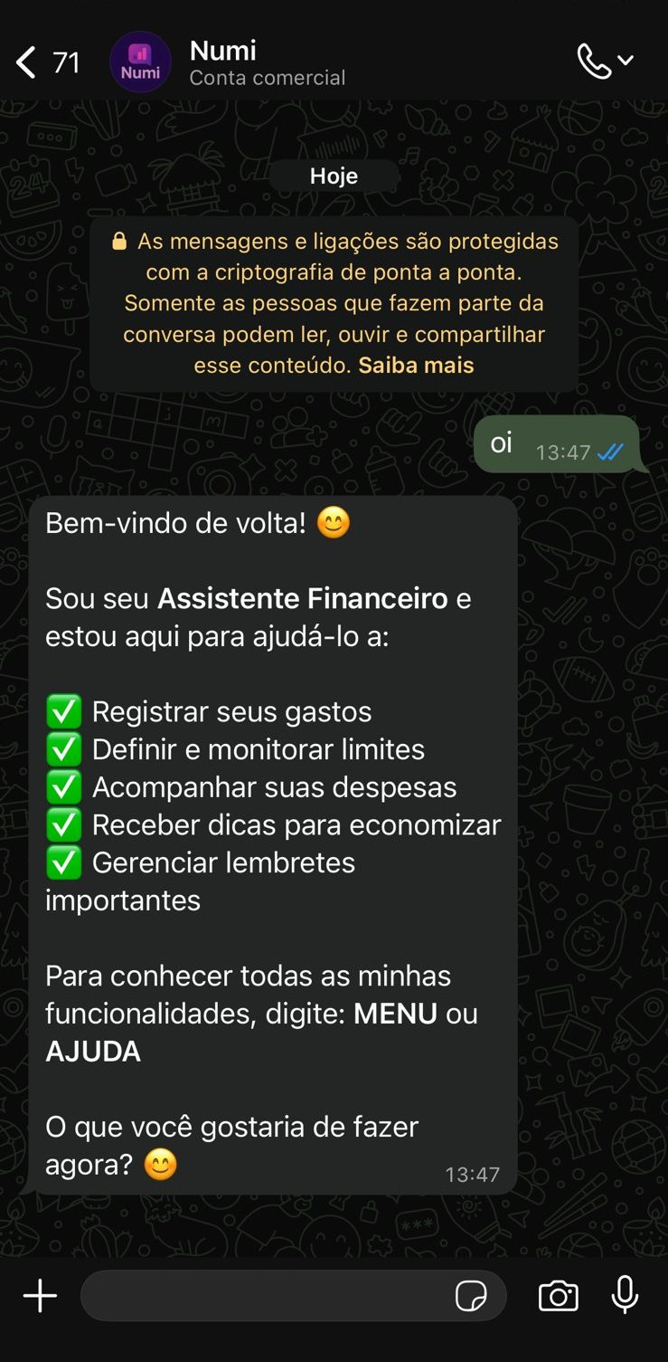 Numi WhatsApp Assistant